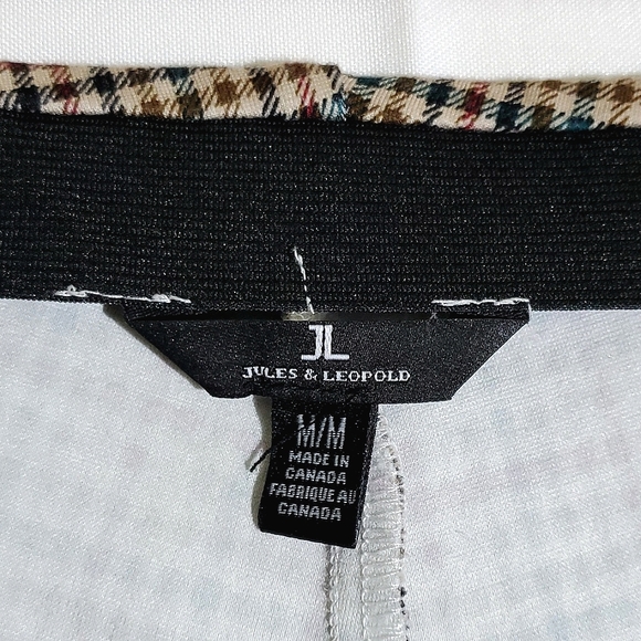 Jules & Leopold Plaid Pull-On Skinny Leg Pants/Leggings - Size Medium - Picture 9 of 10